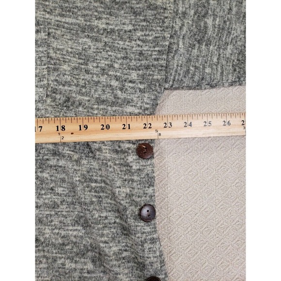 REB in J. Sweater Womens Large Gray Long Sleeve Polyester Pullover Classicore - Picture 4 of 8